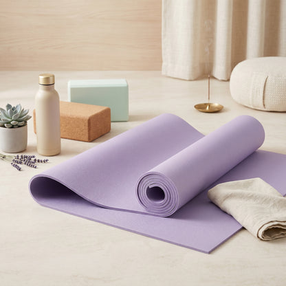 Wellness Must-Have | Premium Non-Slip Yoga Mat | Home & Studio Practice | For Yoga Enthusiasts | Elegant Lavender Finish