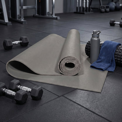 Wellness Essential | Premium Non-Slip Yoga Mat | Home & Studio Practice | For Active Lifestyles | Modern Gray Finish