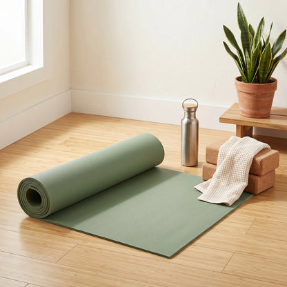 Wellness Favorite | Premium Non-Slip Yoga Mat | Home & Studio Practice | For Yoga Enthusiasts | Elegant Sage Green Finish