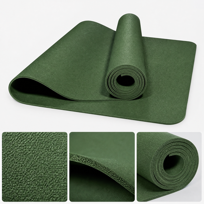 Nature-Inspired Essential | Premium Non-Slip Yoga Mat | Home & Studio Training | For Wellness Enthusiasts | Refreshing Forest Green Design