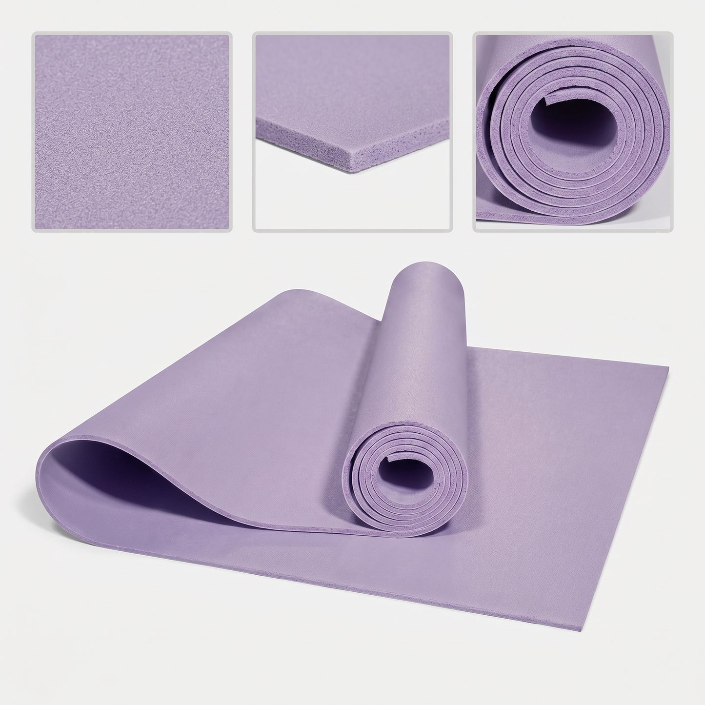 Wellness Must-Have | Premium Non-Slip Yoga Mat | Home & Studio Practice | For Yoga Enthusiasts | Elegant Lavender Finish
