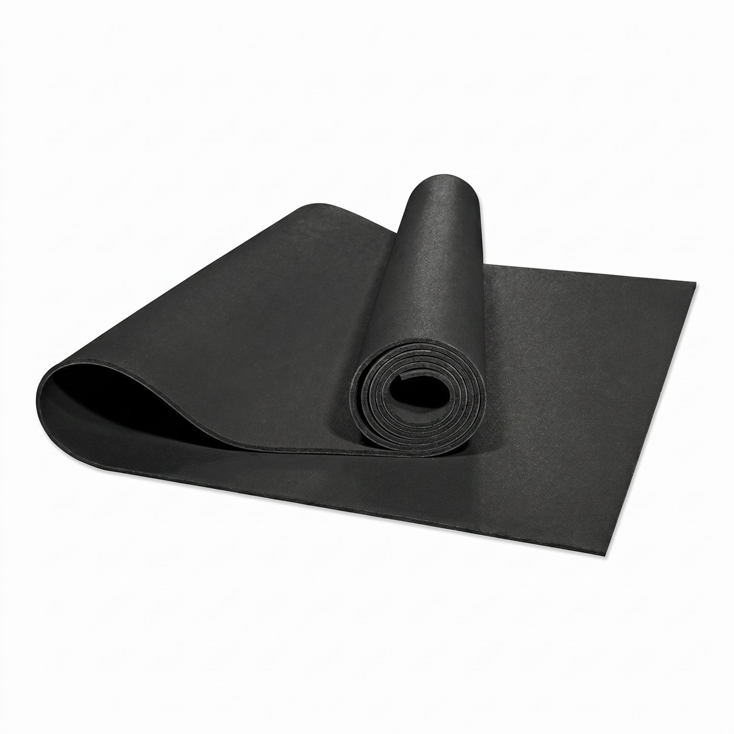 Fitness Essential | Premium Non-Slip Yoga Mat | Home & Studio Training | For Active Lifestyles | Sleek Black Finish