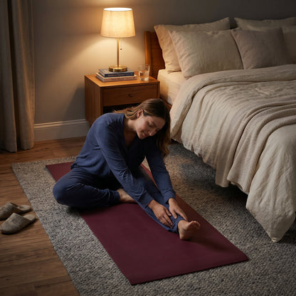 Premium Wellness Choice | Non-Slip Yoga Mat | Home & Studio Fitness | For Yoga Enthusiasts | Elegant Burgundy Finish