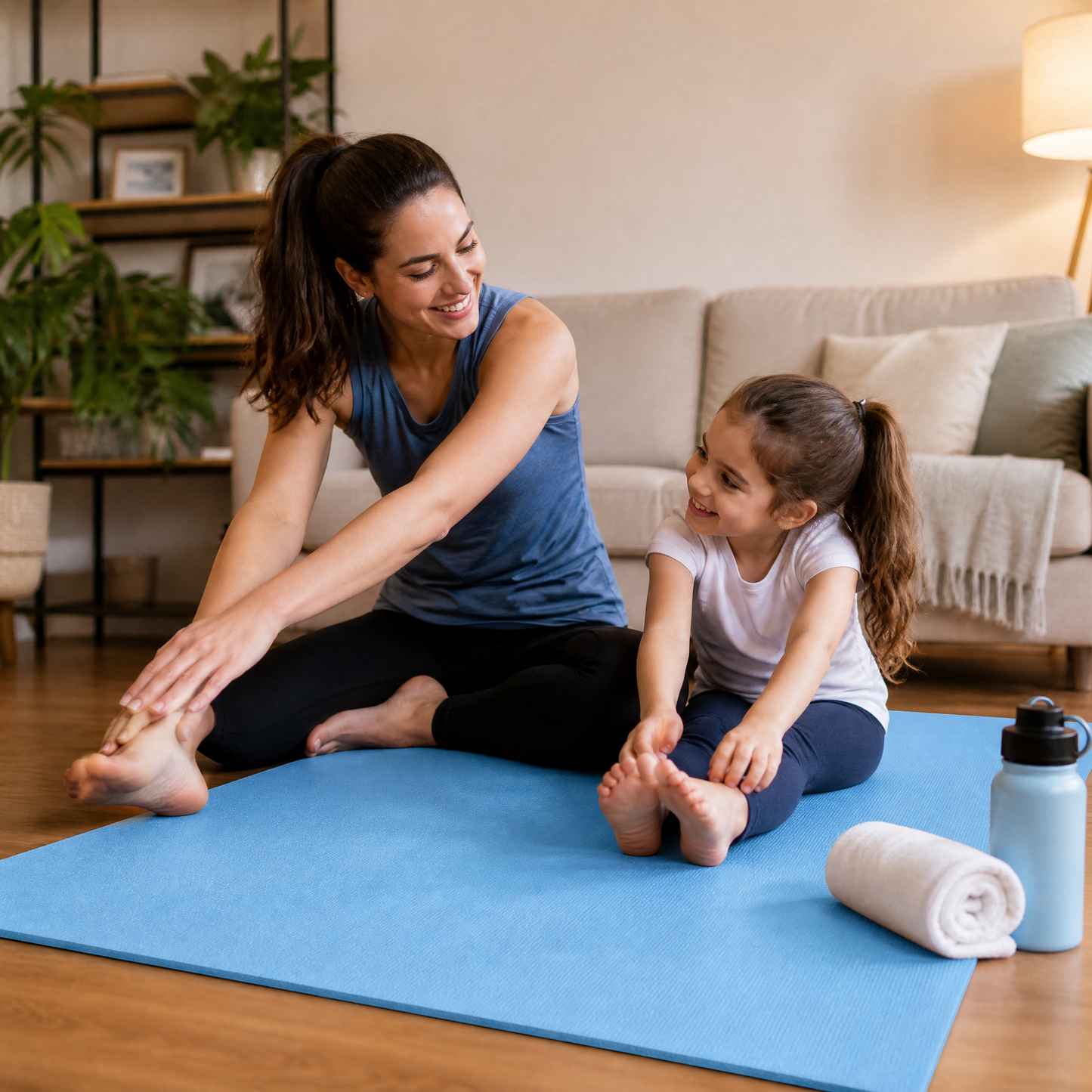Daily Wellness Essential | Premium Non-Slip Yoga Mat | Home & Studio Practice | For Yoga Enthusiasts | Refreshing Sky Blue Finish