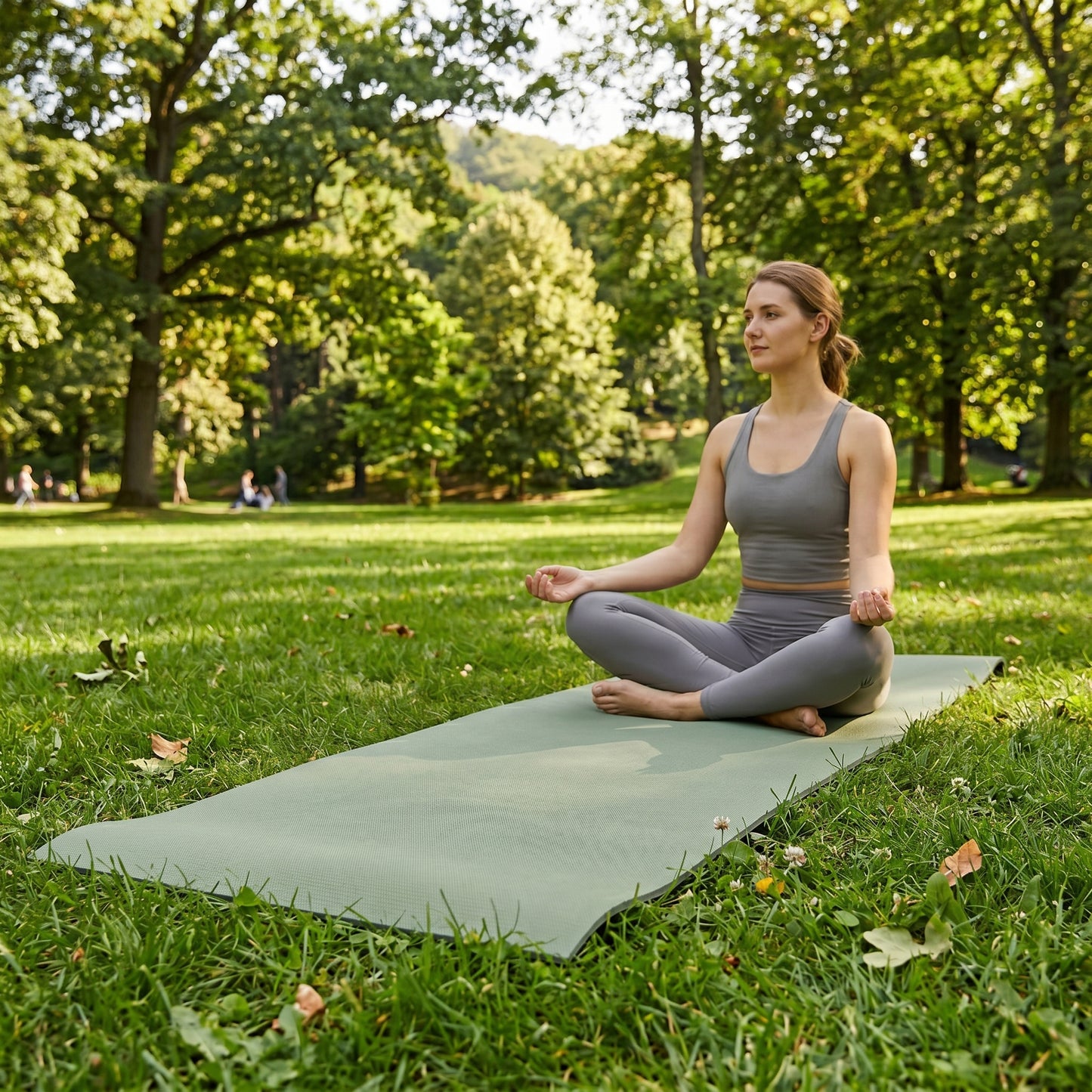 Wellness Favorite | Premium Non-Slip Yoga Mat | Home & Studio Practice | For Yoga Enthusiasts | Elegant Sage Green Finish